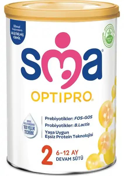 SMA Optipro 2 400 gr 6-12 Ay Bebekler İçin Probiyotikli Devam Sütü Güvenilir Beslenme Desteği