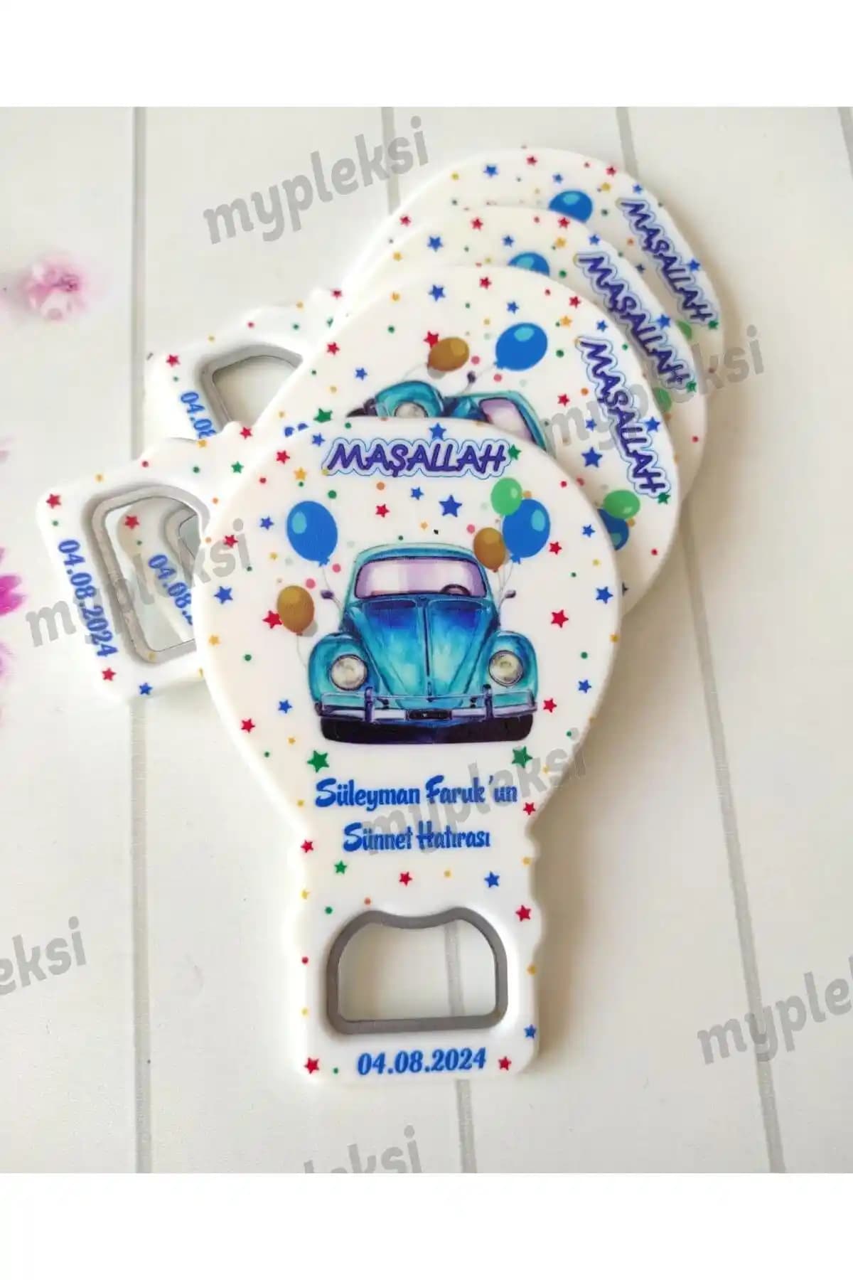 Vosvos Temalı Balon Açacak Magnetler Bebek ve Çocuk Kutlamaları İçin Uygun