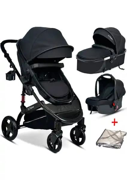Baby Home 946 Tekli Amortisörlü 6'lı Seyahat Sistemi ile Prego Lotus Kabin Boyu