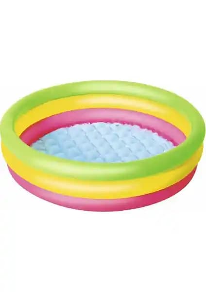 Bestway 51104 ile 51024: 102x25 cm 3 Halkalı Çocuk Havuzları Karşılaştırması