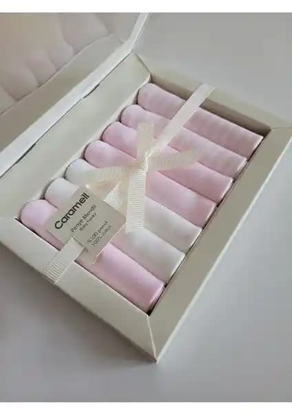 Caramell Bebek Mendili ile Kuzum Bebe Pamuk Ağız Mendili Karşılaştırması Boyut ve Malzeme