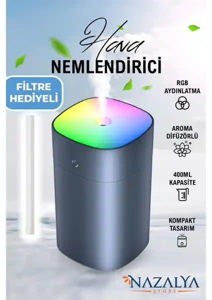 Nazalya 400 ml ile Tech Gourmet 420 ml Ultrasonik Hava Nemlendirici Karşılaştırması