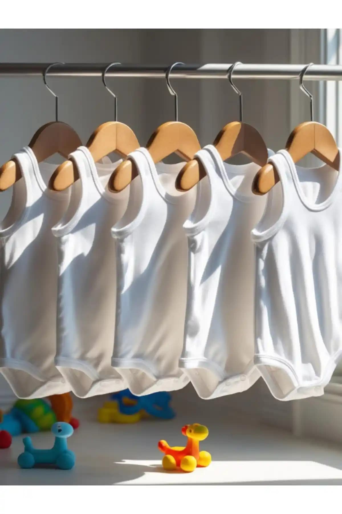 Arelstore Bebek Basic Penye Zıbın 5'li Set: Yüksek Kalite ve Konfor Sunan Bebek İç Giyim Ürünü