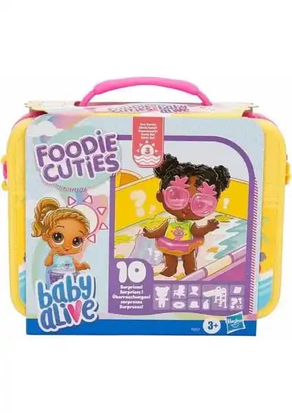 Baby Alive Foodie Cuties Sürpriz Çanta Seri 3 Renkli ve Taşınabilir Oyun Seti