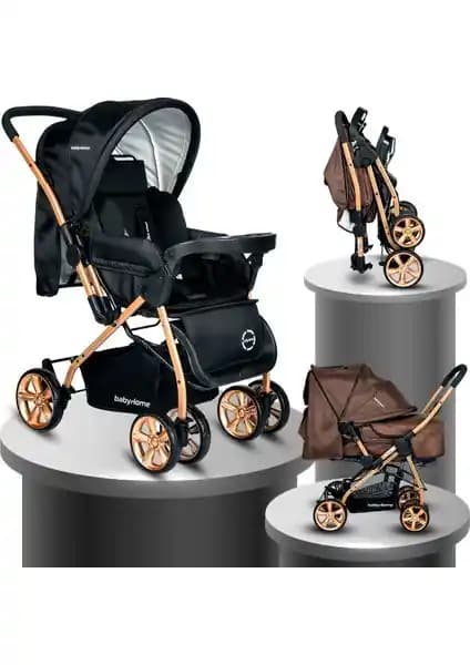 Baby Home BH-760 Gold Çift Yönlü Bebek Arabası İnceleme ve Özellikleri