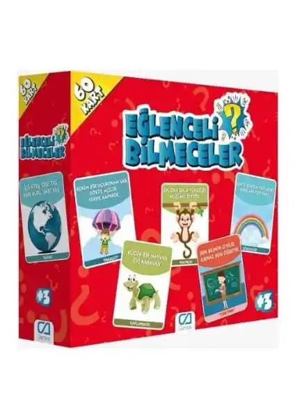 Ca Games Eğlenceli Bilmeceler CA5103 Çocuklar İçin Zeka ve Öğretici Oyun Seti