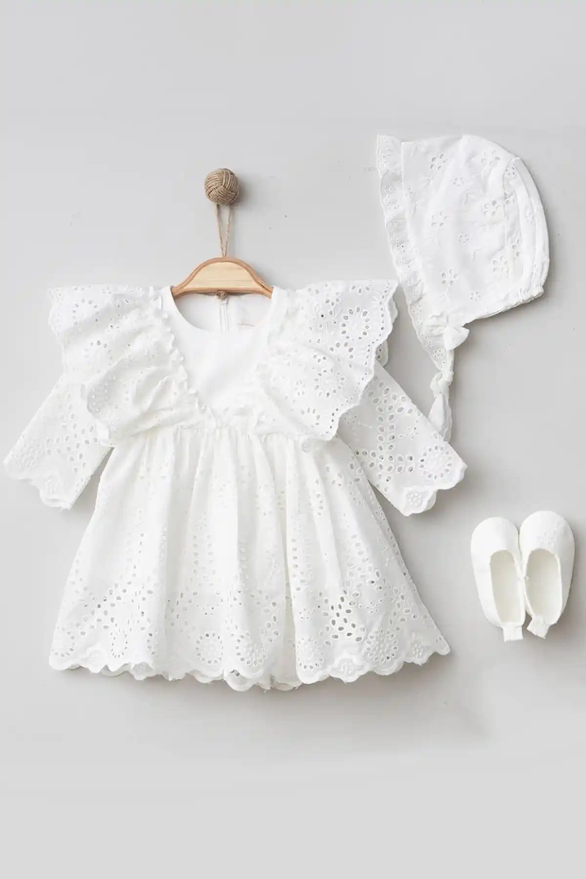 Cherub Baby Begonya Kız Bebek Elbise Seti Organik ve Şık Tasarımıyla Günlük ve Özel Günler İçin