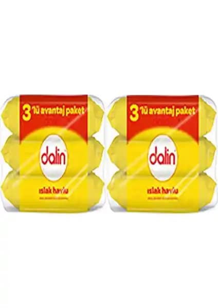 Dalin Islak Temizleme Mendili 56'lı (3'lü Paket) x 2: Pratik ve Hijyenik Temizlik Çözümü