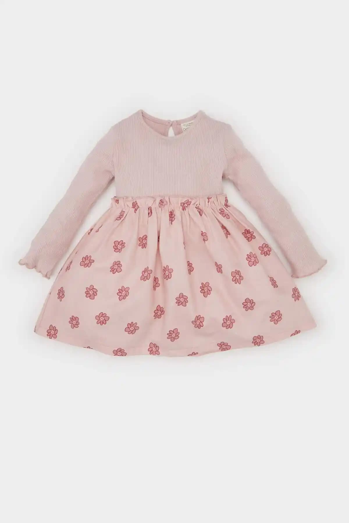 DeFacto Kız Bebek Çiçekli Uzun Kollu Fitilli Kaşkorse Elbise Detaylı İnceleme ve Kullanım Rehberi