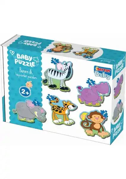 Diytoy Bebek Puzzle İlk Hayvanlarım: Güvenli ve Eğitici Çocuk Puzzle Seti