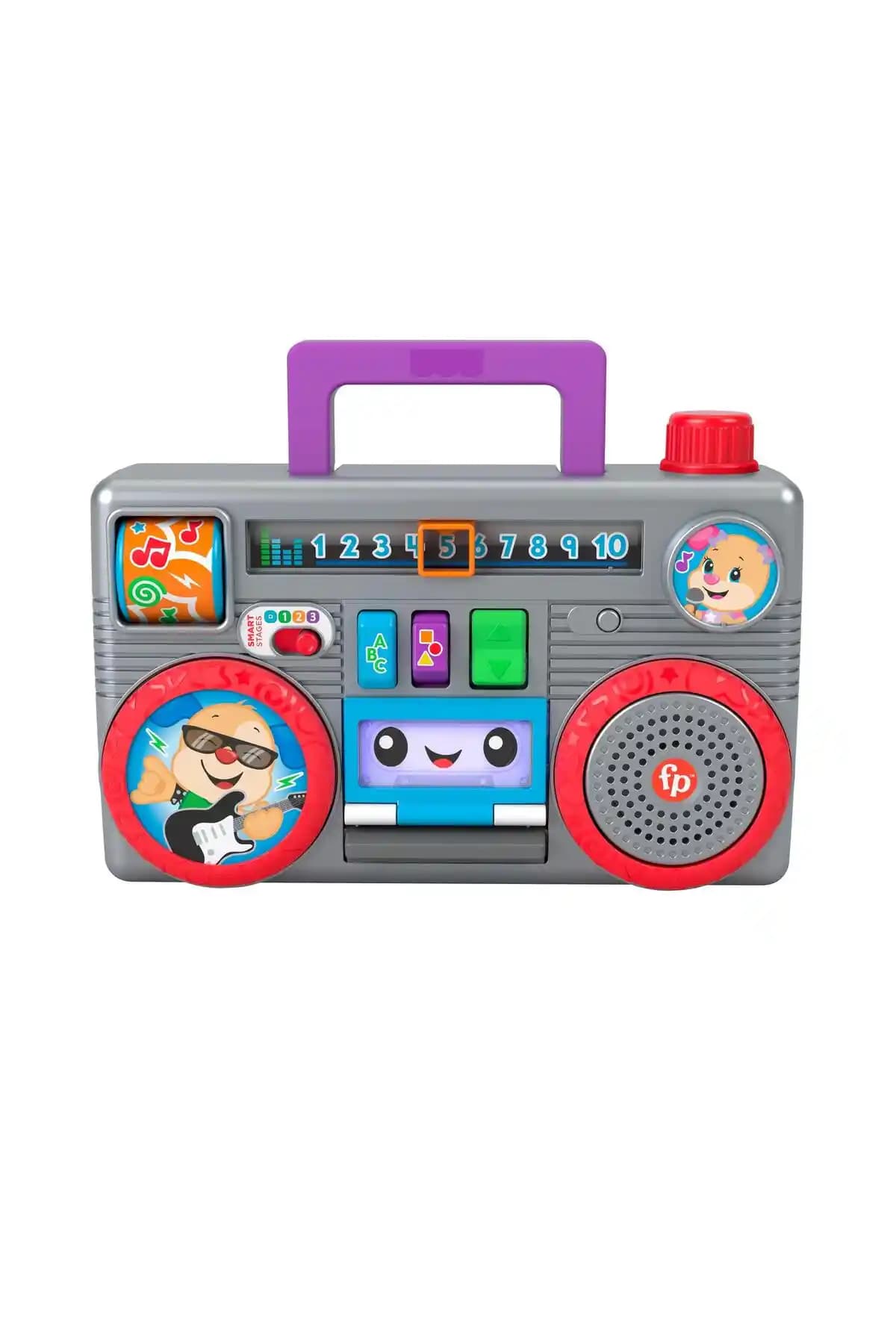 Fisher-Price Eğlenceli Müzik Kutusu Çocuklar İçin Öğretici ve Taşınabilir Oyuncak