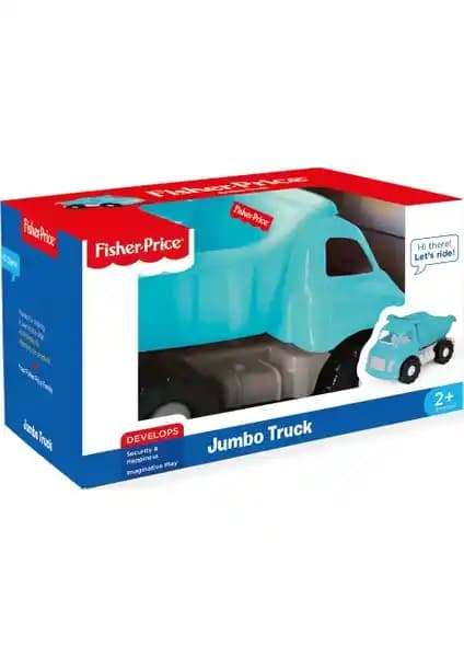 Fisher-Price Jumbo Kamyon Çocuklar İçin Güvenli ve Eğlenceli Oyun Aracı Özellikleri