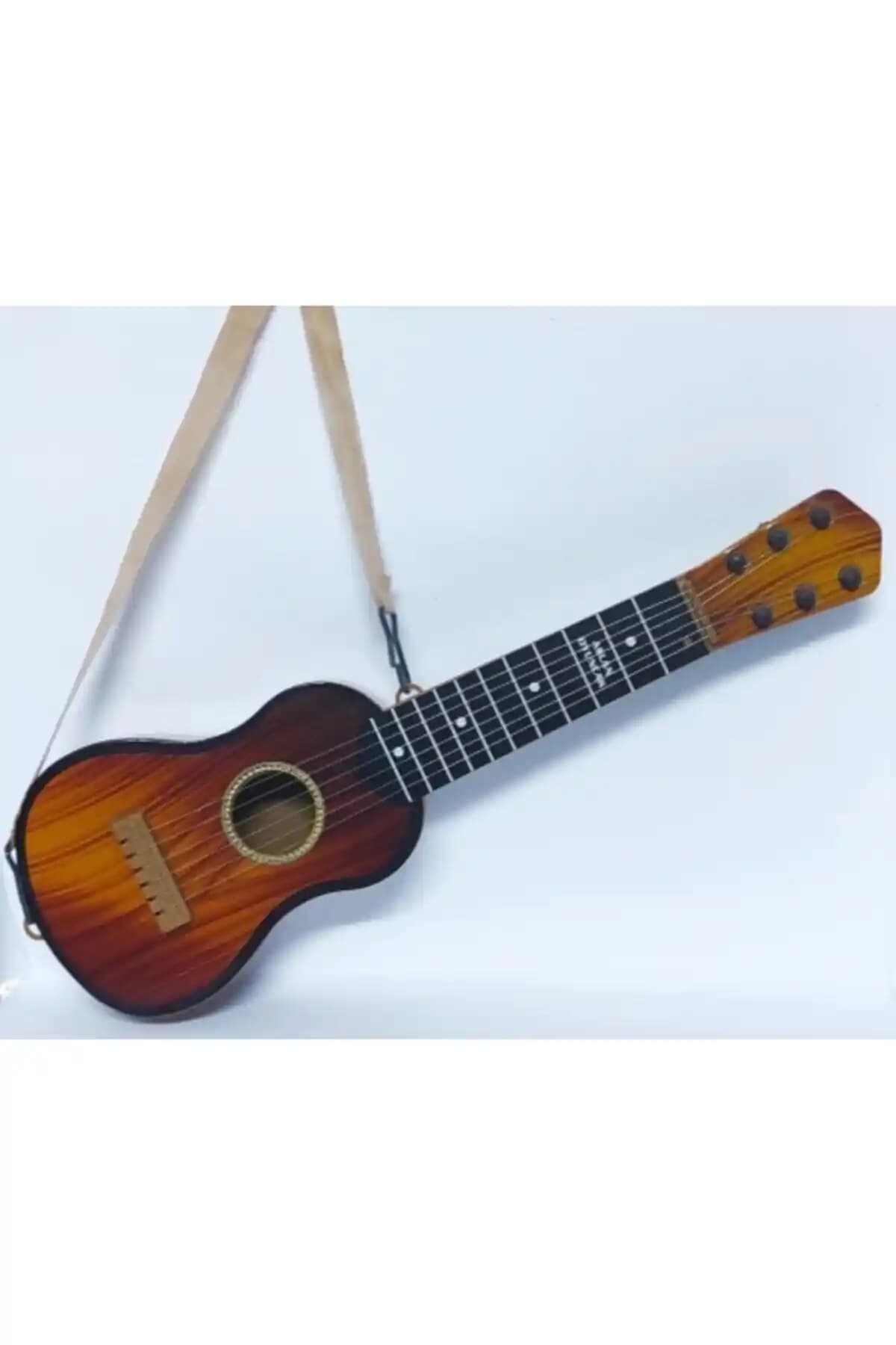 Happıest Kahverengi Oyuncak İspanyol Gitarı Çocuklar İçin Güvenli ve Eğitici Müzik Oyuncağı