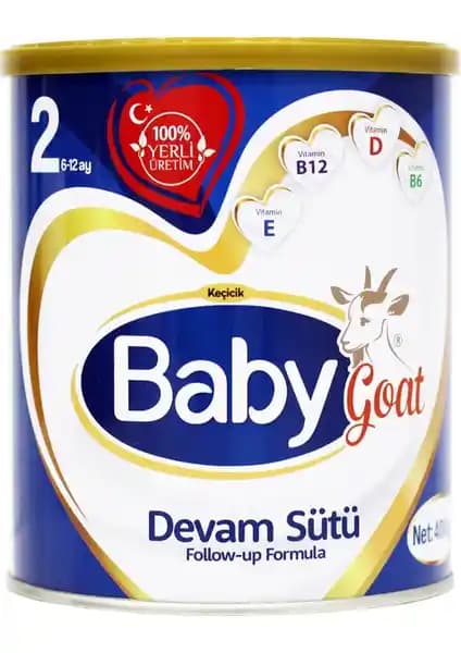Keçi Sütü Bazlı Bebek Maması Baby Goat 2 Sağlıklı ve Güvenilir Beslenme Seçeneği