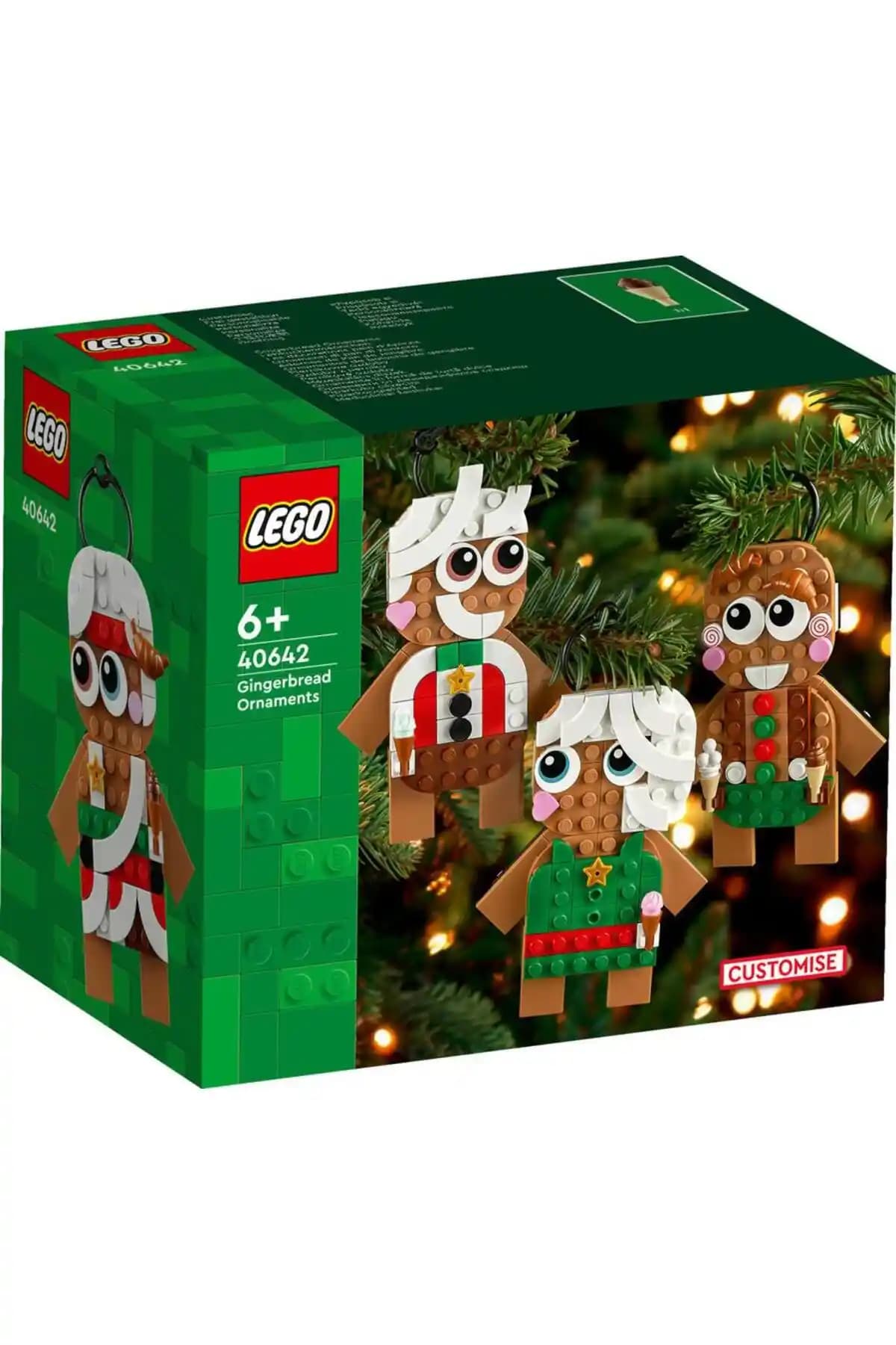 LEGO 40642 Zencefilli Kurabiye Süsü Yılbaşı Dekorasyonu ve Yaratıcı Yapı Seti Özellikleri