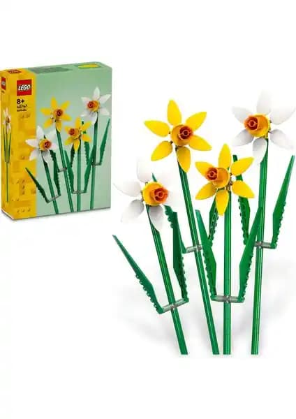 LEGO Botanicals Nergis 40747 Model Yapım Seti Doğa Temalı Yaratıcı Eğlence