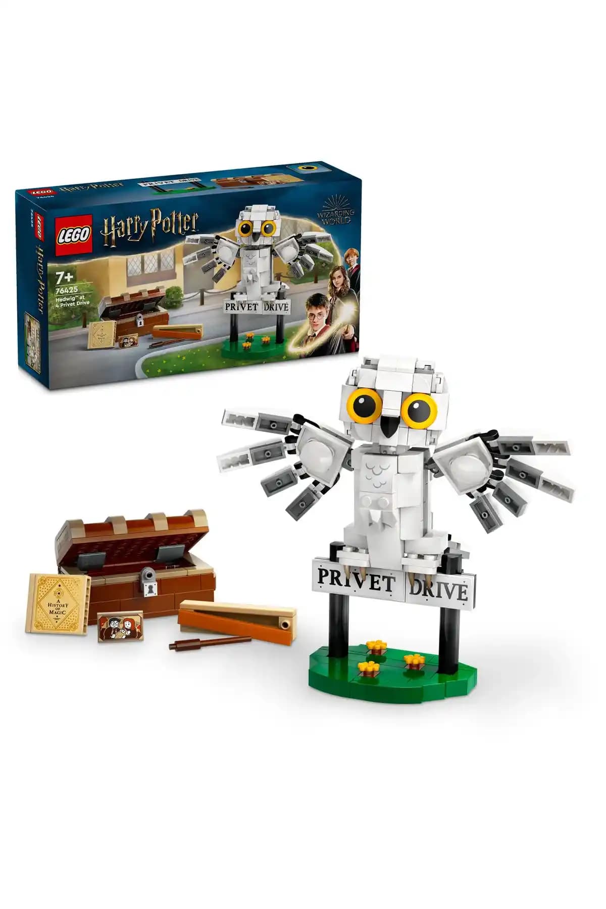 LEGO Harry Potter Hedwig Seti Privet Drive 4 Numara Detaylı ve Etkileşimli Oyuncak