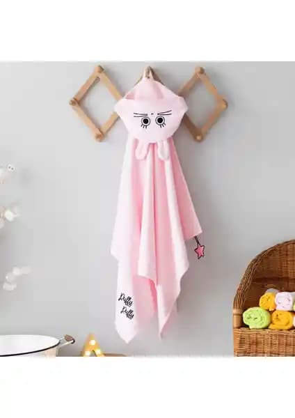 Milk&Moo Kadife Kundak Havlu Çançin: Yumuşak ve Güvenli Bebek Bakım Aksesuarı