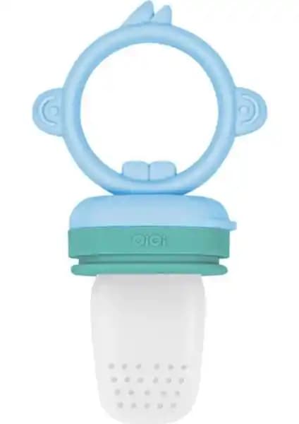 OiOi Püre Meyve Sebze Süzgeci Mineral Blue: Güvenli ve Çok Yönlü Bebek Beslenme Aksesuarı