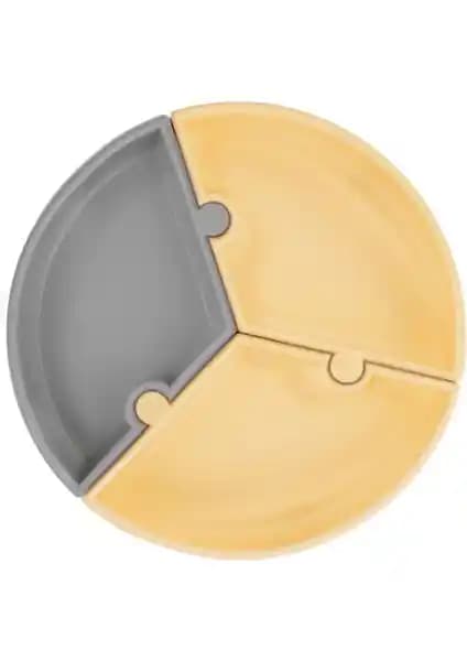 OiOi Silikon Puzzle Bebek Mama Tabağı Güvenli ve Pratik Kullanım Özellikleri