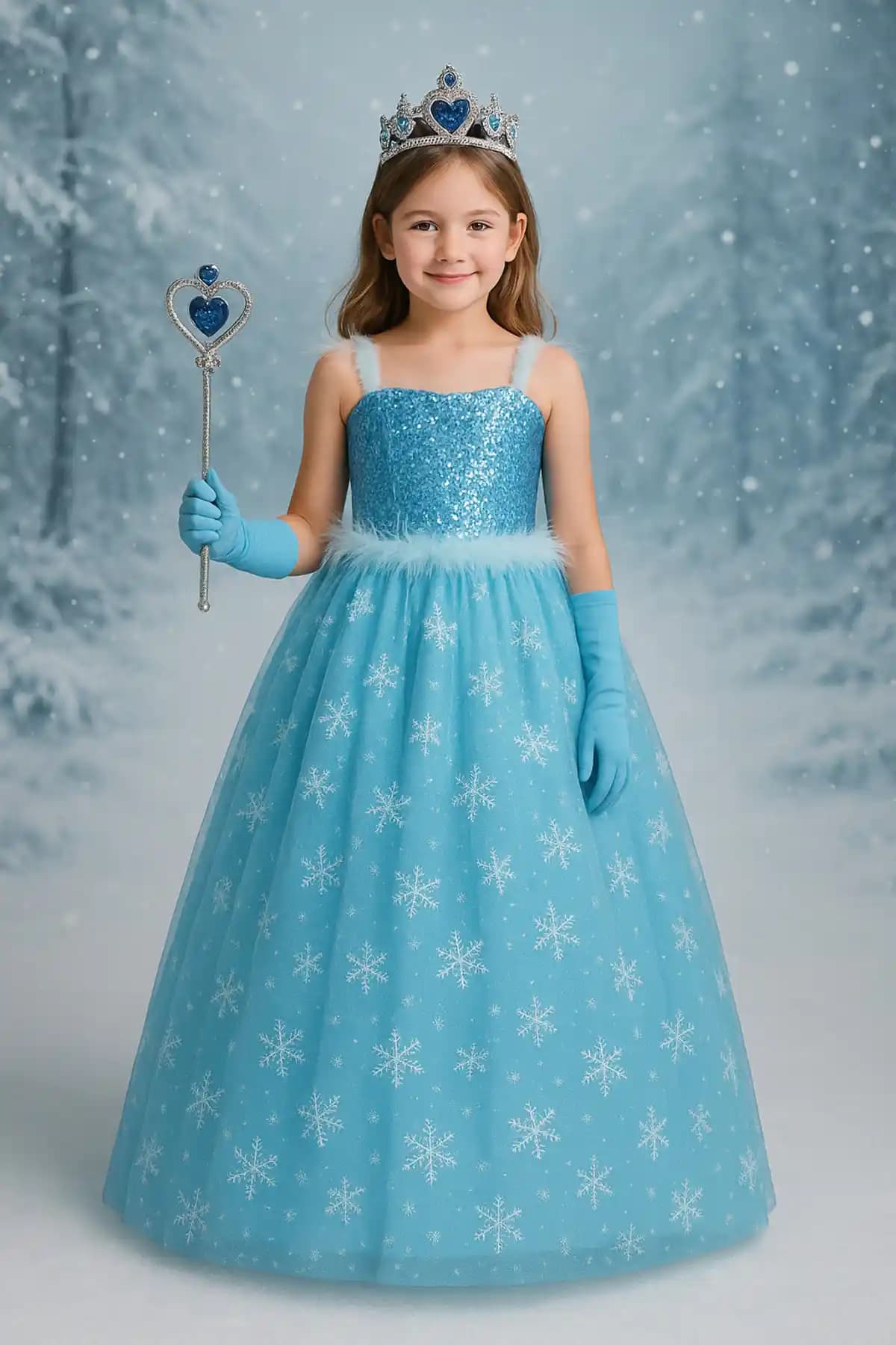 Parti Kırtasiye'nin Frozen Elsa Kız Çocuk Kostümü: Renkli ve Detaylı Prenses Kostümü Seçenekleri