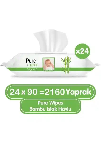 Pure Baby Organik Bambu Özlü Islak Havlu ve Pure Wipes Pamuklu Organik Mendil Karşılaştırması