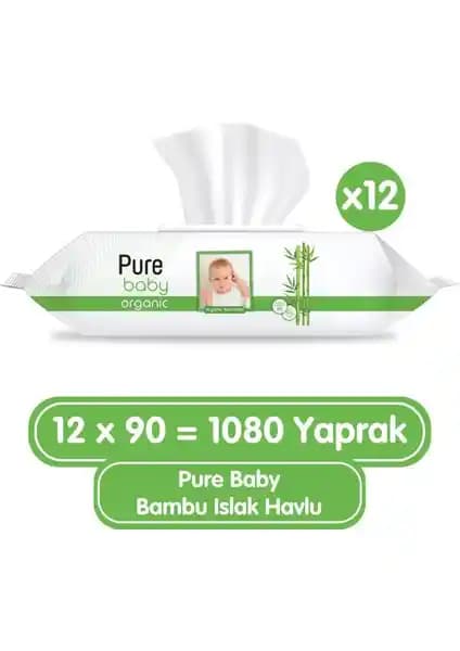 Pure Baby Organik Bambu Özlü Islak Havlu ve Uni Baby Sensitive Mendil Karşılaştırması