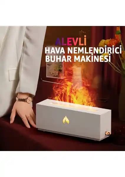 Robeve Şömine Görünümlü Aroma Difüzör ve Hava Nemlendirici: Estetik ve Fonksiyon Birlikte