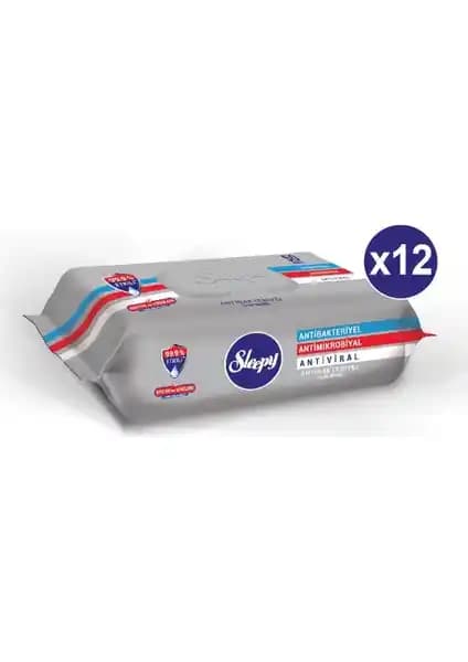 Sleepy Antibakteriyel Islak Havlu 12 x 50 ile Günlük Hijyen ve Temizlik Çözümü