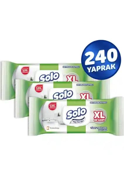 Solo XL Yüzey Temizleme Havlusu: Geniş Yüzeylerde Pratik ve Etkili Temizlik Çözümü