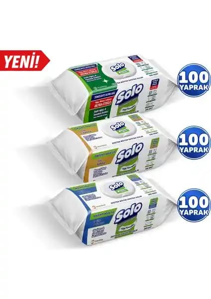 Solo Yüzey Temizleme Havlusu Karma Seti Doğal ve Pratik Temizlik Çözümü