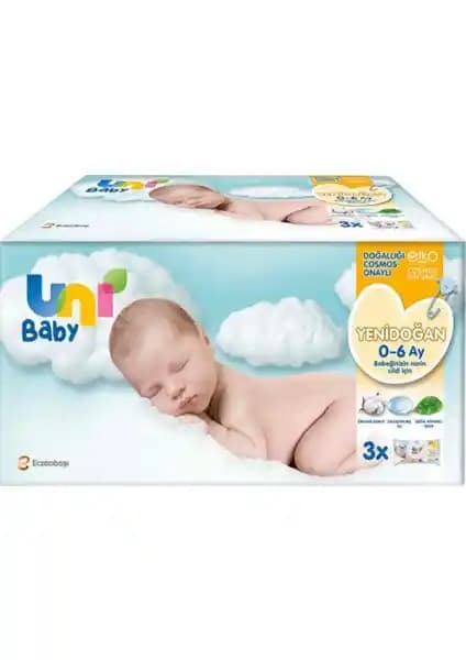 Uni Baby Yenidoğan Islak Pamuk Mendil: Güvenli ve Doğal Bebek Temizlik Çözümü