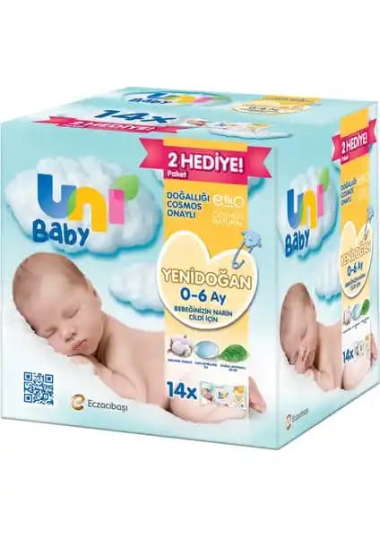 Uni Baby Yenidoğanlar İçin Güvenilir 560 Yapraklı Islak Mendil Ürünü Tanıtımı ve Özellikleri