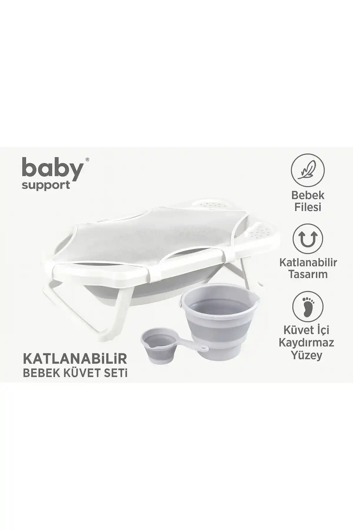 Zuu Baby Katlanabilir Banyo Seti: Konfor ve Pratiklik Sunan Bebek Bakım Çözümü
