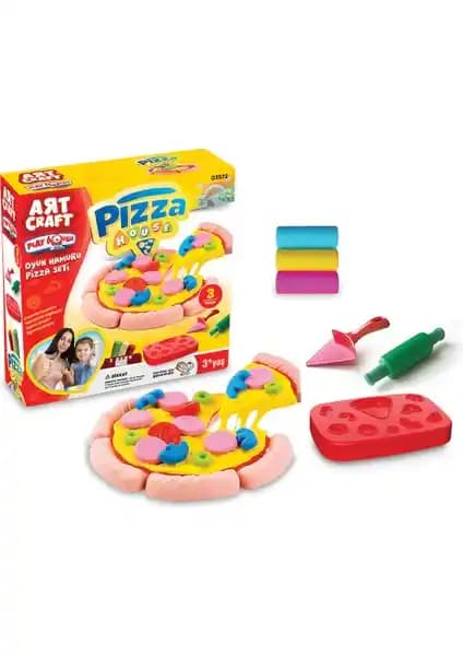 Art Craft Pizza Seti Oyun Hamuru 150 gr Çocuklar İçin Yaratıcı ve Eğlenceli Oyun Deneyimi