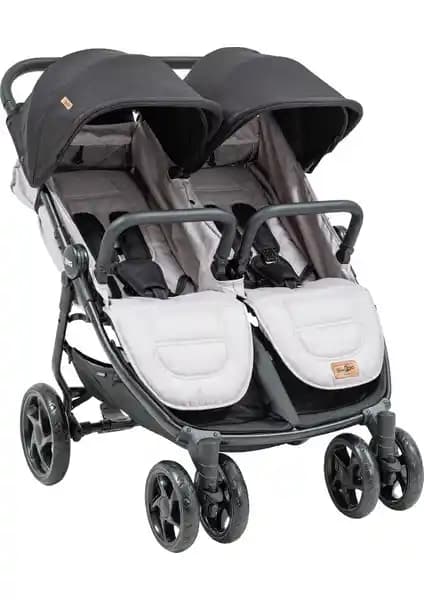 Baby2go California İkiz Bebek Arabası Siyah: Güvenli ve Pratik Kullanım İçin Modern Tasarım