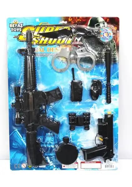 Beyaz Toys Polis Seti 9 Parça Çocuk Oyun Seti Güvenlik ve Dayanıklılık Değerlendirmesi