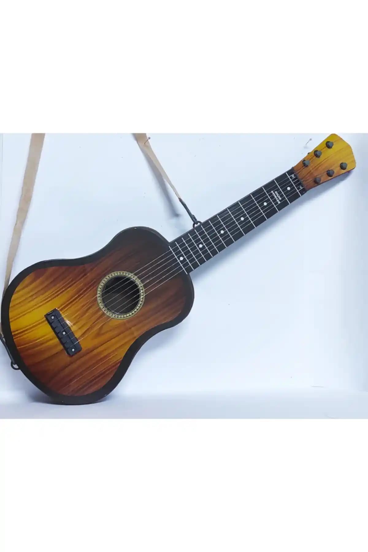 Brother Toys 65 cm Büyük Boy Klasik Gitar Oyuncağı Çocuklar İçin Güvenli ve Eğlenceli Müzik Deneyimi