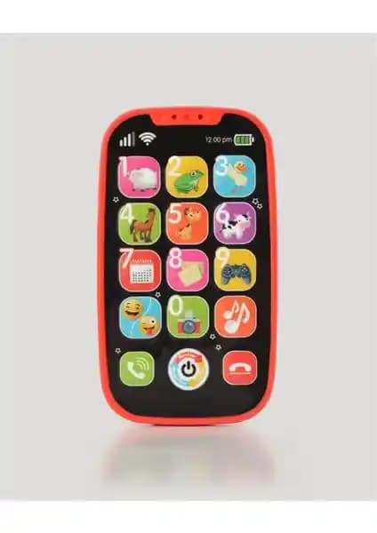 Çocuklar İçin Eğitici ve Eğlenceli Kırmızı Akıllı Telefon Oyuncağı Tanıtımı