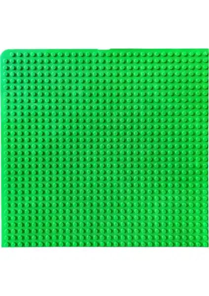 Creative Games Yapı Blokları Zemin Yeşil 24x24 cm Çocuklar İçin Uygun Oyun Zeminleri