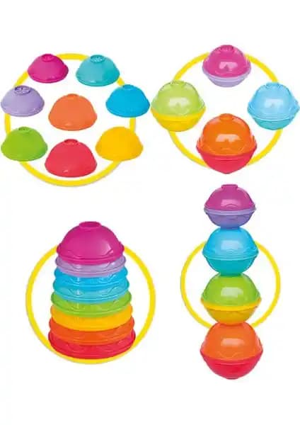 Dede Toplu Mini Kule 03467 Çocukların Gelişimine Katkı Sağlayan Eğitici Oyuncak