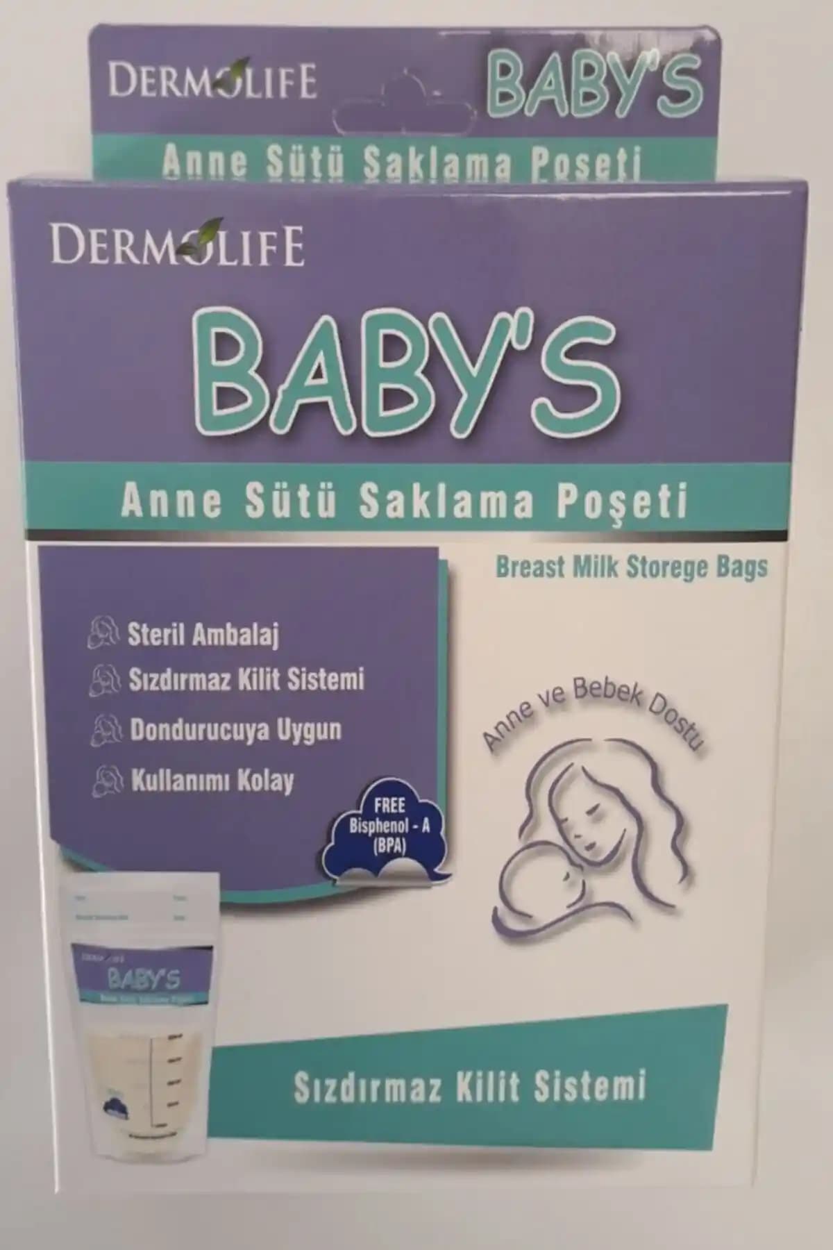 Dermolife Baby's Süt Torbası: Güvenli ve Pratik Anne Sütü Saklama Çözümü