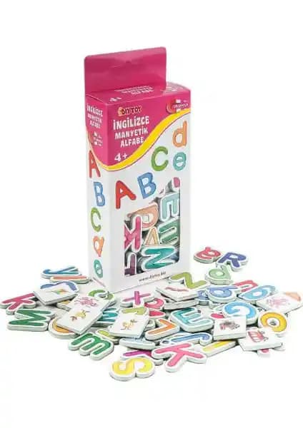 Diytoy Manyetik Türkçe-İngilizce Alfabe: Çocuklar İçin Eğitici ve Eğlenceli Öğrenme Aracı