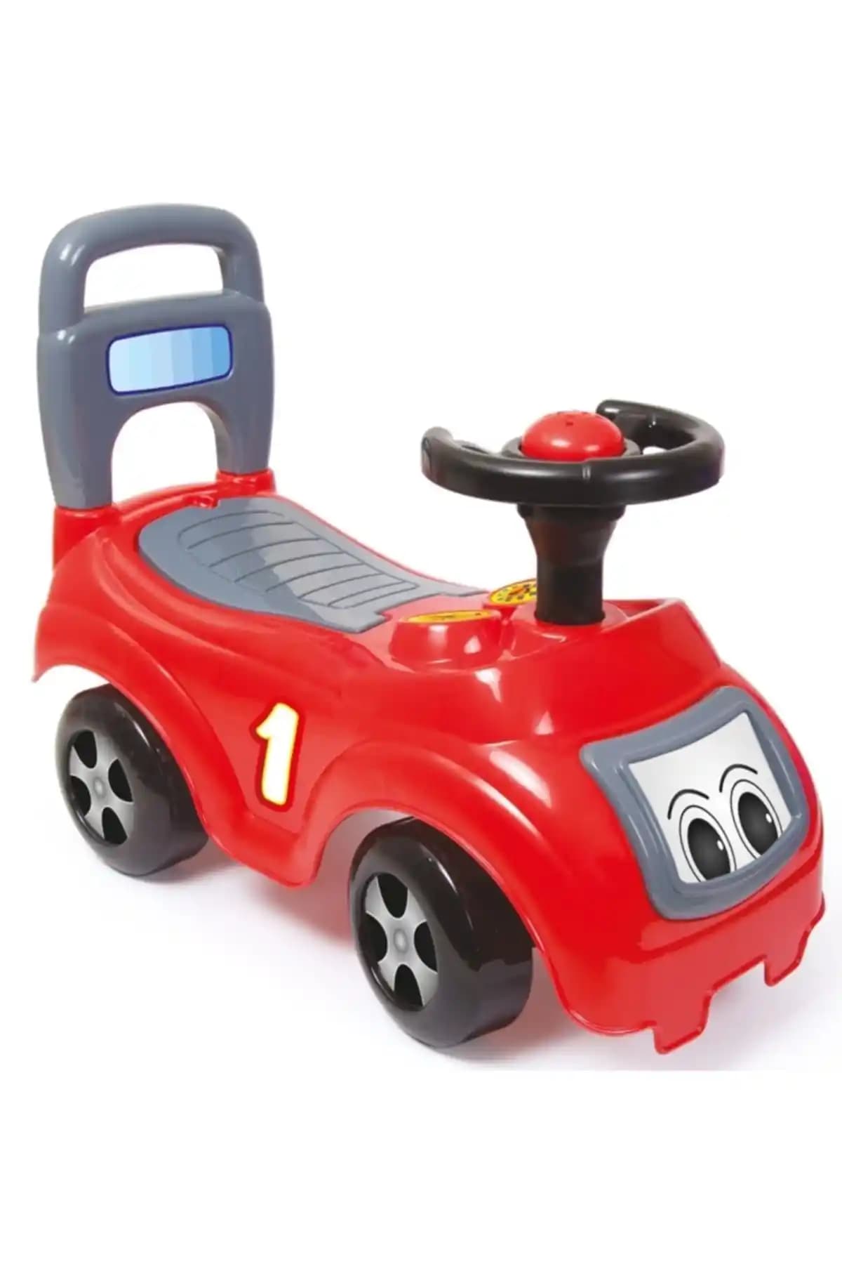 Dolu Mini Ranger Pedalsız Çocuk Arabası Kırmızı Renkli Güvenli ve Eğlenceli Oyun Arkadaşı
