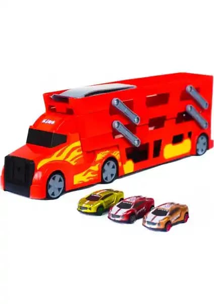 Engin Oyuncak King Toys 3 Katlı Sürat Pistli Tır ile Çocuklar İçin Eğlenceli ve Aktif Oyun Deneyimi