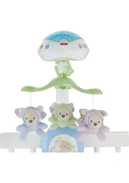 Fisher-Price Kelebekli Rüyalar Dönence CDN41: Bebekler İçin Çok Fonksiyonlu Uyku ve Eğlence Ürünü