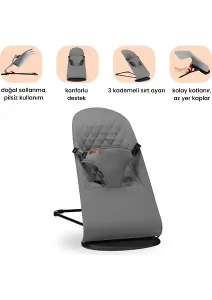Gulz Sleeper Kademeli Sallanır Ana Kucağı: Güvenli ve Ergonomik Bebek Dinlenme Çözümü