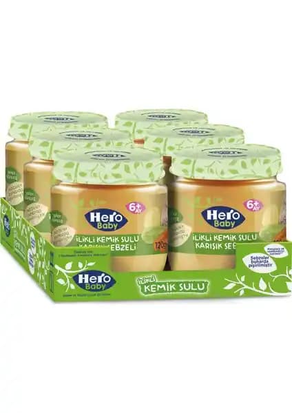Hero Baby İlikli Kemik Sulu Sebze ve Pirinçli Kavanoz Mama Ürünü Özellikleri ve Faydaları