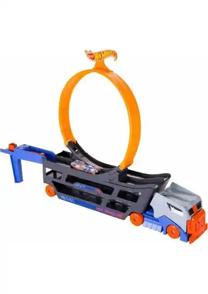 Hot Wheels Ayarlanabilir Rampalı Araç Taşıma ve Atlama Seti - Dayanıklı ve Taşınabilir Oyun Deneyimi