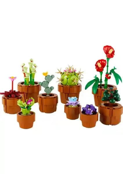 LEGO Botanicals Minik Bitkiler 10329 Yetişkinler İçin Dekoratif ve Yaratıcı Model Seti